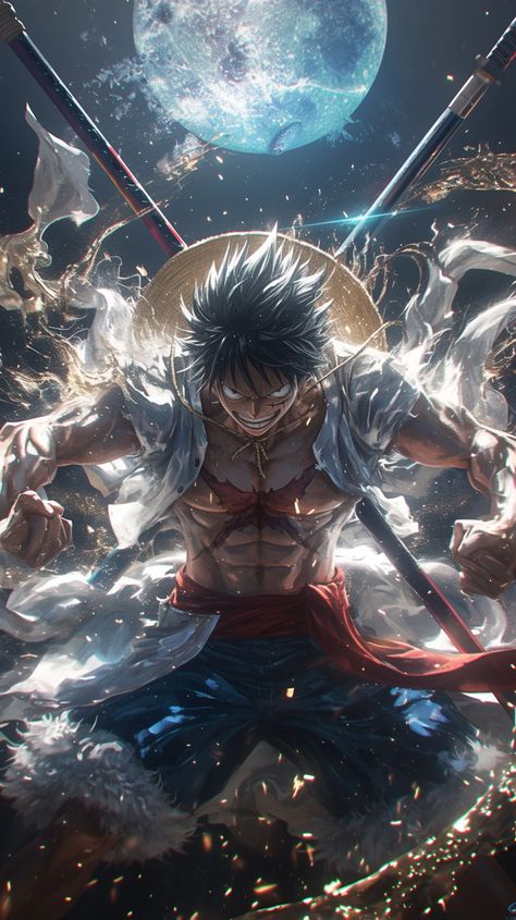 Monkey D. Luffy Wallpapers, 4k Wallpaper Android, رورونوا زورو, Anime Picture Hd, One Piece Photos, One Piece Cartoon, Luffy Gear 5, Cool Anime Backgrounds, Swag Cartoon