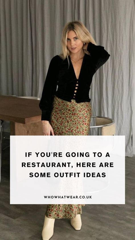 Dressing For Dinner Outfit, Semi Nice Dinner Outfit, Quiet Luxury Date Night Outfit, Nice Dinner Outfits Spring, Outfits For Meals Out, Fun Dinner Outfits, Restaurant Business Casual Outfits, Afternoon Lunch Outfit, Daytime Event Outfit