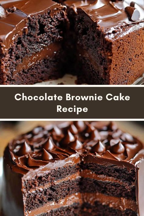 Brownie Chocolate Cake Recipe, Brownie Mix Chocolate Cake, Brownie Cake From Mix Boxes, Brownie Cake Recipe Homemade, Chocolate Cake Brownie Mix Recipe, Chocolate Cake For Thanksgiving, Hershey Brownie Recipe Cocoa, Chocolate Cake And Brownie Mix Together, Brownie Cake Ideas