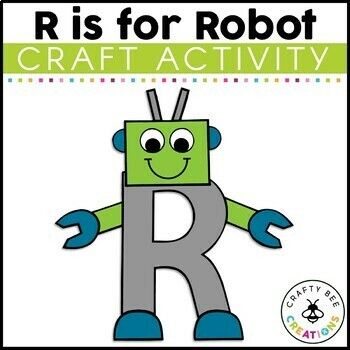 R Is For Craft, Letter R Crafts For Preschoolers, Letter R Craft, R Is For Robot, Letter S Craft, R Craft, Letter S Crafts, Alphabet Activities Kindergarten, Recycling Activities