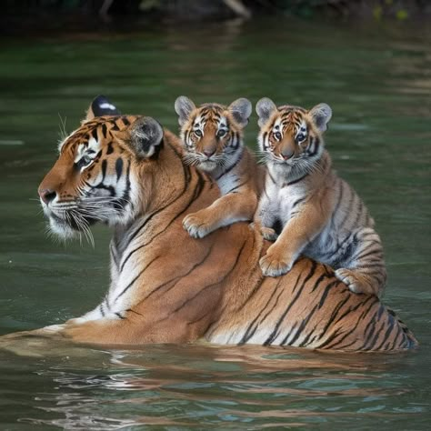 Tiger Pictures, Exotic Cats, Cute Tigers, Pretty Animals, Majestic Animals, Silly Animals, Cute Wild Animals, Big Cat, Cute Animal Photos