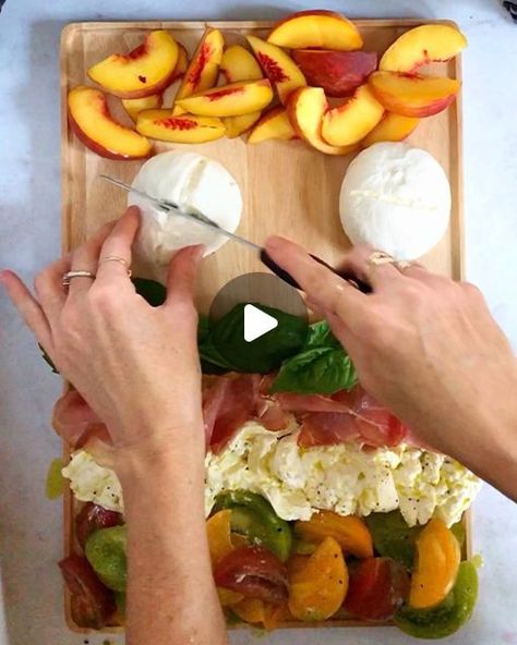 Burrata Board, Tomato Appetizers, Burrata Recipe, Cheese Appetizer, Olive Recipes, Refreshing Salad, Ingredients List, Cheese Appetizers, Easy Appetizer Recipes