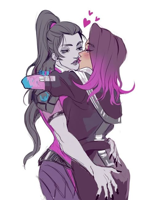 Widowmaker x Sombra by burythekidd Matching Pfp Overwatch, Sombra Overwatch, Overwatch Widowmaker, Overwatch Funny, D.va Overwatch, Overwatch Tracer, Overwatch Comic, Woman Loving Woman, Overwatch Fan Art