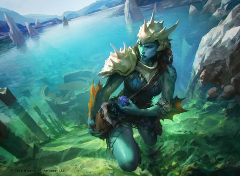 ArtStation - Coralhelm guide, Viktor Titov Fantasy Artwork Surrealism, Fantasy Artwork Landscape, Mtg Art, Fantasy Races, Rpg Characters, Wizards Of The Coast, Fantasy Rpg, Magic Art, Fantasy Inspiration