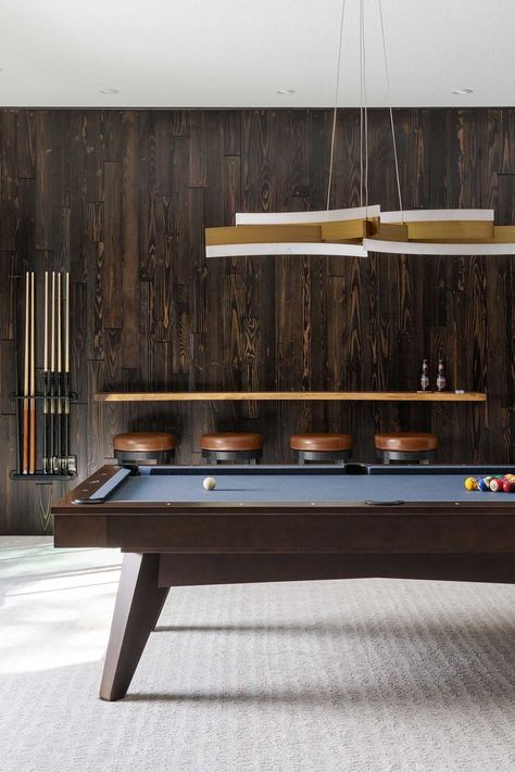 Modern Billiard Room, Snooker Room Ideas, Billard Table, Billiards Room Decor, Concept Board Architecture, Billiards Bar, Basement Movie Room, Modern Pool Table, Feng Shui Guide