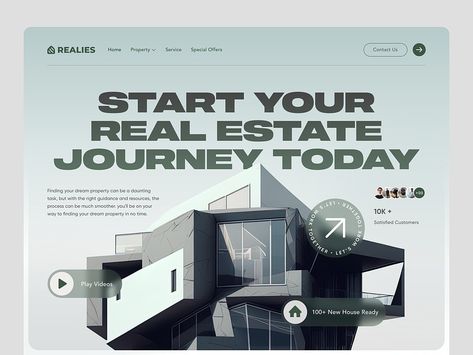 Web Design Creative, Real Estate Website Design, Web Design Typography, Website Images, Architectural Design House Plans, Real Estate Branding, Real Estate Logo, Company Logo Design, Custom Stationery