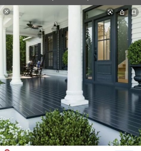 Porch Paint Colors, Veranda Design, Porch Paint, House Front Porch, Painted Front Porches, Building A Porch, Porch Colors, Front Porch Design, Farmhouse Front Porches