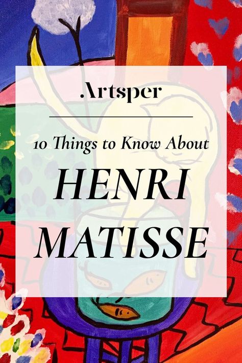 Think you know all you need to know about Henri Matisse? Well think again! Artsper has rounded up a list of 10 facts you NEED to know about this French Modernist artist who pioneered Fauvism! Read more on Artsper! - History of art, Henri Matisse facts, Contemporary art, Modern art, Art history, Art facts Matisse Art Project, Art Facts, Fauvist Art, Fauvism Art, Collage Creator, Matisse Paintings, History Of Art, Painter And Decorator, Collage Techniques