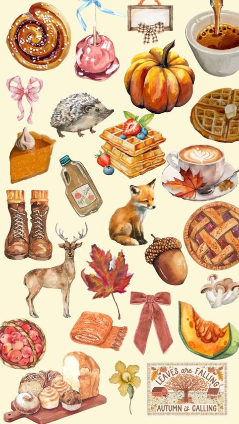 #fall #autumn #wallpaper #collage Fall Collage Pictures, Fall Scrapbook Stickers, Fall Phone Wallpaper Aesthetic Collage, Fall Iphone Wallpaper Collage, Fall Ipad Wallpaper Aesthetic Vintage, Fall Collage Wallpaper Aesthetic, Fall Aesthetic Birthday Party, Fall Aesthetic Pictures For Wall Collage, Thanksgiving Aesthetic Wallpaper Collage