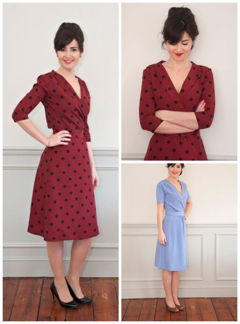 25+ Brilliant Photo of Wrap Dress Sewing Pattern Wrap Dress Sewing Pattern Sew Over It 1940s Wrap Dress  #SewingPatternsForBeginners Wrap Dress Sewing Pattern, Dresses Sewing Patterns, Indie Patterns, Wrap Dress Sewing Patterns, Colette Patterns, Wrap Dress Pattern, Trendy Sewing Patterns, Dresses Sewing, Sew Over It