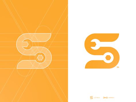 S Tools - Logo Grid by Adolfo Teixeira on Dribbble Industrial Logo Design, Tool Logo Design, Letter Mark Logo, Tools Logo, Smart Factory, Maintenance Logo, Logo Grid, Mechanics Logo, Idle Game