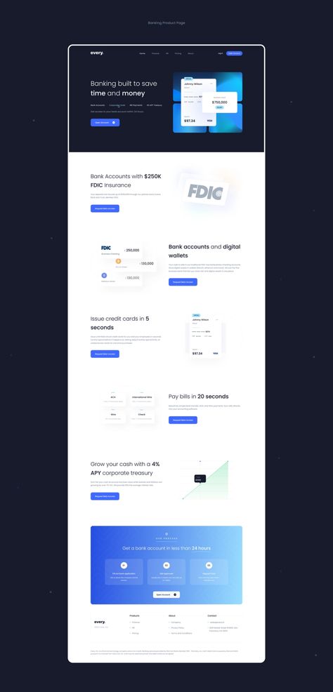Every - Banking & Payroll Landing Page designed by MoRas ✪ for Acedesign. Connect with them on Dribbble; the global community for designers and creative professionals. Bank Design, App Interface Design, App Interface, Graphic Elements, Landing Page Design, Interface Design, Download App, Banking, Page Design
