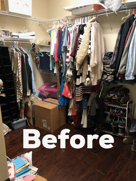 How To Create The Perfectly Organized Closet - She Gave It A Go Shelf In Closet Ideas, Walk In Closet Ideas Budget, Organizing Bedroom Closets, Well Organized Closet, Cloth Closet Organization Ideas, Create Walk In Closet In Bedroom, How To Hang Your Clothes In Closet, Pretty Closet Organization, How To Organize A Large Walk In Closet