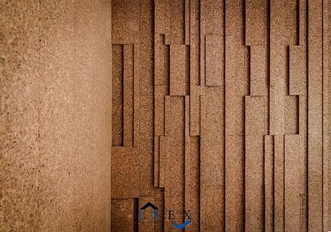 Cork Insulation, Osb Furniture, Cork Wall, Cork Art, Cork Board, Panel Art, Sustainable Materials, Feature Wall, Art And Architecture