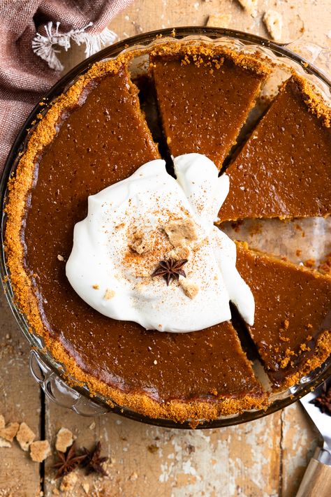 Pumpkin Pie Recipe Graham Cracker Crust, Pumpkin Cheese Pie, Pie Graham Cracker Crust, Recipe With Graham Cracker Crust, Shake And Bake Pork Chops, Bake Pork Chops, Easy Pumpkin Pie Recipe, Shake And Bake Pork, Homemade Shake And Bake