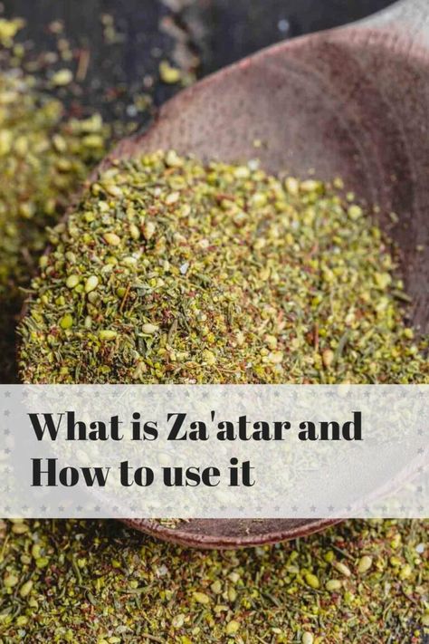 Za'atar is one of the world's best seasonings! This aromatic blend of herbs, toasted sesame seeds and spices will transform your cooking. Grab this full guide along with a list of BEST za'atar recipes you can try from TheMediterraneanDish.com #zaatarrecipes #zaatar #mediterraneanrecipes #mediterraneandiet #mediterraneanfood Manakish Recipe, Za'atar Recipe, Mediterranean Sweet Potatoes, Zaatar Seasoning, Zaatar Recipe, Zaatar Spice, Belgian Food, Spice Blends Recipes, The Mediterranean Dish