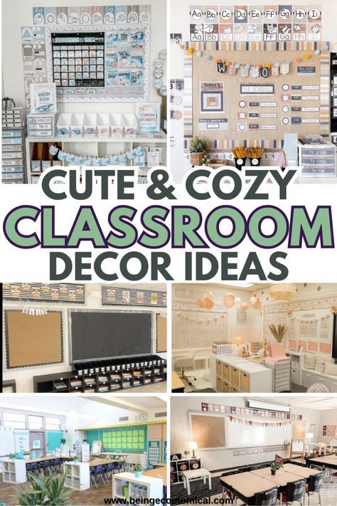 Try these 30 classroom decorations ideas for the back to school year. From neutral classroom decor, to calming classroom decor, to the best tips on a classroom setup, to boho classroom decor - you'll find tons of aesthetic classroomd decor to add your list of classroom inspiration. First Grade Classroom Set Up Ideas, 3rd Grade Classroom Setup Teacher Desks, Grade 2 Classroom Decoration Ideas, Grade 4 Classroom Decor, Classroom Decor 2024, Decorating Classroom Ideas, Zen Classroom Decor, Earth Tone Classroom, Class Organization Ideas