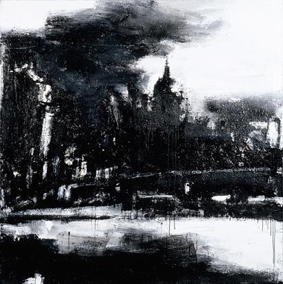 john virtue 1 Tinta China, Black And White Painting, Art Uk, A Level Art, Landscape Drawings, Sense Of Place, Contemporary Landscape, Urban Landscape, Abstract Artists