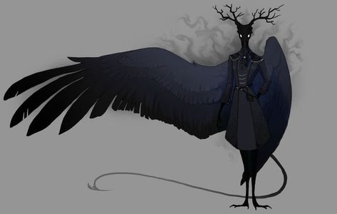 Raven Creature Design, Fantasy Shadow Creature, Shadow Creature Concept Art, Shadow Creature Art, Banking Aesthetic, Shadow Oc, Shadow Creatures, 다크 판타지, Monster Concept Art