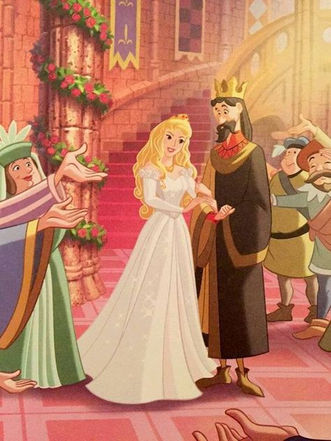 Disney Aurora Wedding Dress, Princess Aurora Wedding Dress, King Stefan, Sleeping Beauty Wedding, Sleeping Beauty Art, Disney Aurora, Aurora Wedding, Sleeping Beauty Maleficent, Disney Princess Aurora