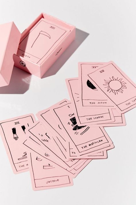 11 Fun Party Games for Adults That Aren’t Charades: ADAMJK OK Tarot Card Deck, Urban Outfitters, $30 Kartu Tarot, Layout Editorial, Citate Harry Potter, 달력 디자인, Fringe Pillows, 카드 디자인, Pink Cards, Diy Deck, Tarot Card Decks