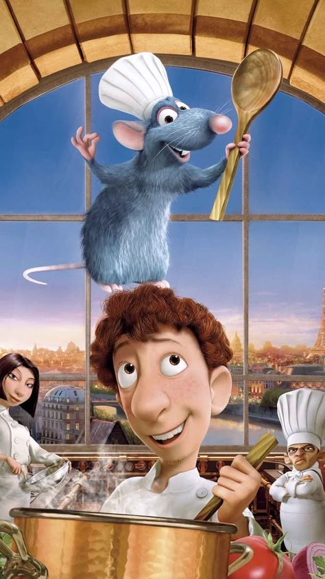 One of my all times favourite animated movie😌… Ratatouille Ratatouille Characters, Ratatouille Film, Ratatouille Movie, Pixar Studios, Ratatouille Disney, Film Characters, Circus Characters, Images Disney, Animation Movie