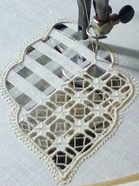 Drawn Thread Embroidery, Sewing Machine Embroidery, Cutwork Embroidery, Drawn Thread, Crazy Quilting, Hardanger Embroidery, Heirloom Sewing, Corner Shelf, Thread Embroidery