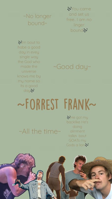 Forrest has helped me in so many ways! I love Forrest and his music!🎶♥️ Forest Frank, Forrest Frank, Worship Songs Lyrics, Baking Hacks, Lyrics Wallpaper, Worship Songs, Song Lyrics Wallpaper, Inspirational Bible Verses, Music Artists