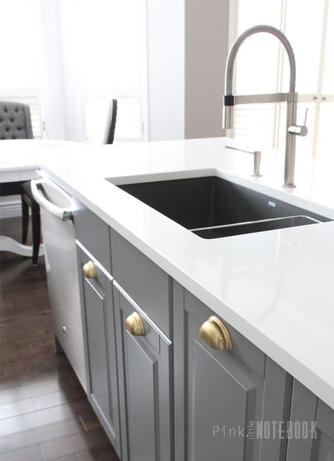 Thinking about the BLANCO SILGRANIT Sink? | Pink Little Notebook Kitchen Sink Options, Blanco Silgranit Sink, Sink Remodel, Kitchen Sink Remodel, New Kitchen Sink, Silgranit Kitchen Sink, Kitchen Sink Ideas, Blanco Sink, Blanco Sinks