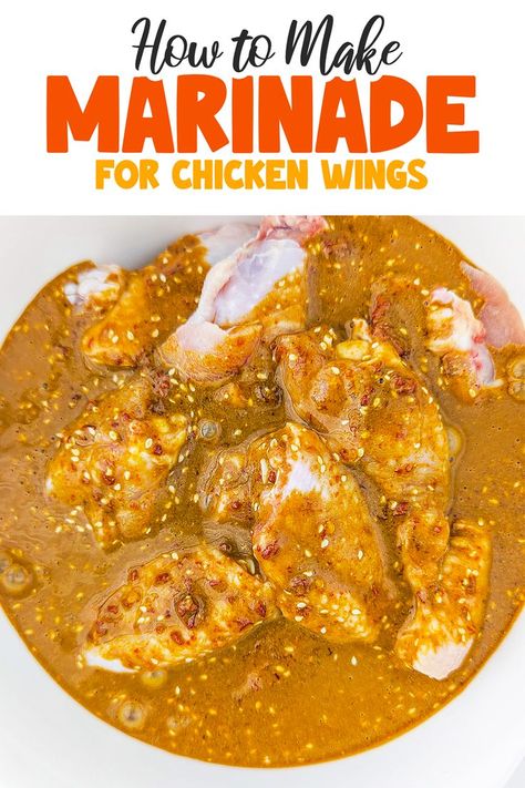 Looking for a quick chicken wing fix? Try this 4 Ingredient Marinade for a sweet and savory delight. Wings Marinade, Wing Marinade, 4 Ingredient Chicken, Chicken Wing Marinade, Quick Chicken, Savory Chicken, Chicken Wing, Easy Entertaining, 4 Ingredient