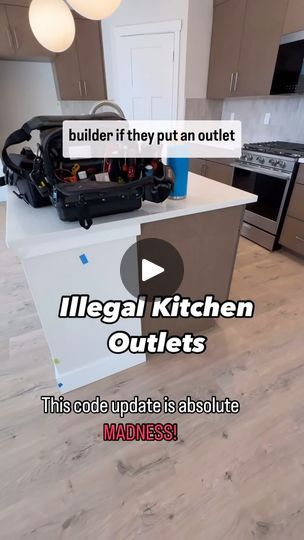 134K views · 353 reactions | OUTLETS in kitchen islands are AGAINST CODE now. At least hidden access outlets are still deemed safe enough.

I'm surprised outlets below 4' on a wall are allowed at all. They are so dangerous to kids and modern adults with the tripping and snagging. Falling lamp hospital visits are off the charts!

Trying to prevent every possible accident situation leads to ridiculous rules and new accidents start happening.

Thank you Ryan, @portlandpropertyinspectors, for sharing the code change and the detail you gave around it. You got my follow.

#construction #electrician #contractor #kitchendesign #interiordesign #kitchenisland #electrical #parent | TOOLS by Design | portlandpropertyinspectors · Original audio Hidden Outlets In Kitchen Island, Kitchen Island Electrical Outlets, Outlets In Kitchen, Hidden Outlets In Kitchen, Kitchen Island Outlets, Outlets In Kitchen Island, Island Outlets, Hidden Electrical Outlets, Hidden Outlets