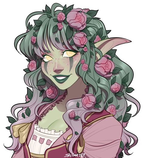 Spring Eladrin, Eladrin Elf, Dnd Druid, Have Inspiration, Dungeons And Dragons Characters, Dnd Art, Arte Sketchbook, Arte Horror, Dnd Characters