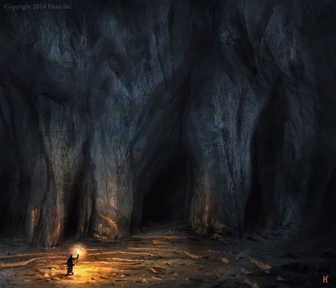 Lightless Maze by https://nemanja-s.deviantart.com on @DeviantArt Fantasy Locations, Dragon Cave, Dark Cave, Fantasy City, Fantasy Setting, Fantasy Places, Fantasy Art Landscapes, Fantasy Aesthetic, High Fantasy