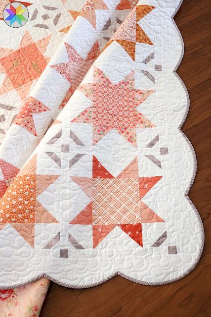 American Patchwork And Quilting, Quilt Magazine, Cozy Quilts, Pretty Quilt, Fall Quilts, Quilt Baby, Star Quilt Patterns, Star Blocks, Scrappy Quilt