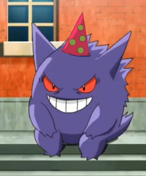 Lonely Gengar Birthday | Pokémon | Know Your Meme Pokemon Cute, 151 Pokemon, Gengar Pokemon, Ghost Pokemon, Ghost Type, Pokemon Wallpaper, Pokemon Images, Pokemon Birthday, Type Pokemon