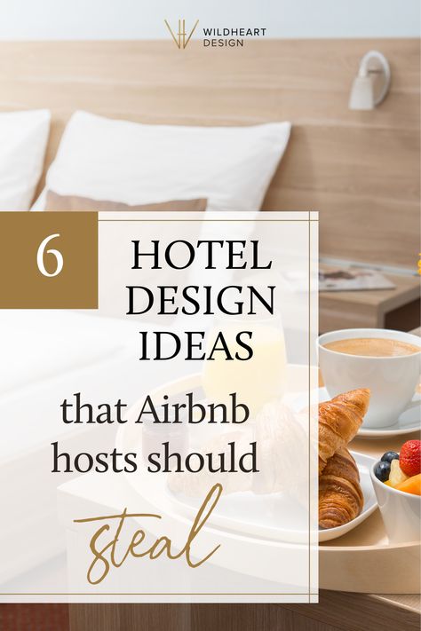 Hotels know a thing or two about interior design, and while your Airbnb shouldn't look like a hotel room, there are a few interior design secrets that vacation rental owners and Airbnb hosts can "steal" from hotels to make their unique vacation rentals even better! Learn how to use these hotel interior design ideas to create a top-rated Airbnb apartment. Airbnb Ideas Decor Bedroom, Airbnb Design Apartments, Airbnb Breakfast Basket, Airbnb Experience Ideas, Luxury Airbnb Interior, Airbnb Furniture Ideas, Best Airbnb Amenities, Air Bnb Checklist, Unique Airbnb Decor Ideas