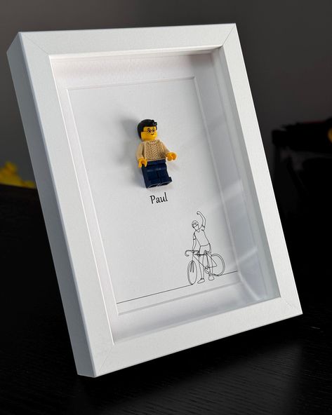 Personalized Mini Figure Gift Frame, Unique Anniversary Gift for Girlfriend, Missing You Gift for Him, Custom Relationship Gift for Her от ArtBrickFr на Etsy Anniversary Gift For Girlfriend, Miss You Gifts, Unique Anniversary Gifts, Relationship Gifts, Framed Gifts, Gift For Girlfriend, Mini Figures, Gift For Him, Girlfriend Gifts