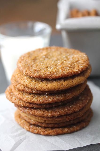 1st Recipes, Molasses Ginger Cookies, Sweet Biscuits, Molasses Recipes, Ginger Cookie Recipes, Ginger Biscuits, Ginger Snap Cookies, Smitten Kitchen, Ginger Recipes