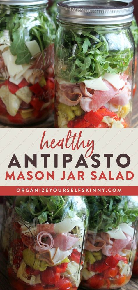 Diy Salads For Lunch, Mason Jar Burrito Bowl, Salad In A Jar Recipes Clean Eating, Salads Recipes Meal Prep, Soup In Mason Jar Lunch Ideas, Mason Jar Salad Recipes High Protein, Jar Lunches Healthy, Protein Mason Jar Meals, Mason Jar Italian Salad