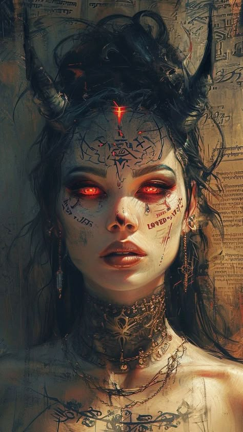 Fantasy Demon, Dark Fantasy Artwork, Dark Art Tattoo, 다크 판타지, Demon Art, Dark Art Illustrations, Beautiful Dark Art, Arte Fantasy, Fantasy Artwork