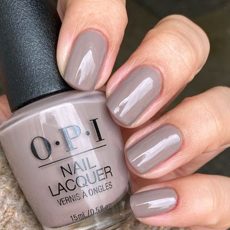 Taupe Nail Designs, Taupe Nails Designs, Taupe Nail Polish, Black And Silver Nails, Taupe Nails, Opi Nail Polish Colors, Pale Pink Nails, Neutral Nail Designs, Neutral Nail Polish