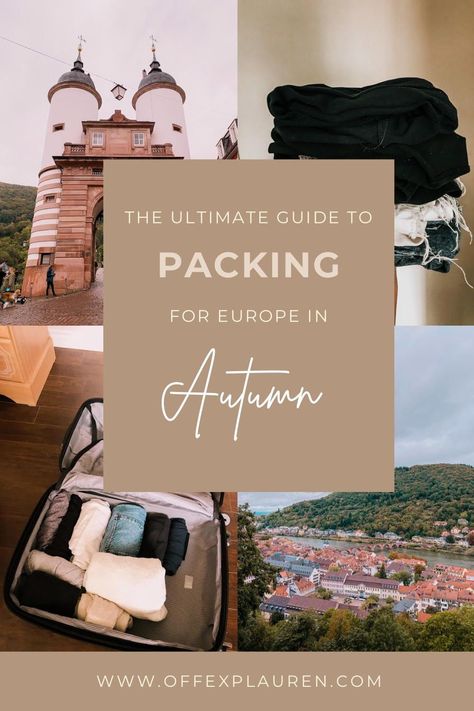 How To Pack Light For Europe In The Fall, Outfits For 2 Weeks In Europe, Autumn In Europe Fashion, Pack For Europe Fall, Packing 2 Weeks Europe, Europe Fall Packing, What To Pack Europe Fall, European Packing List Fall, Outfits For Fall In Europe