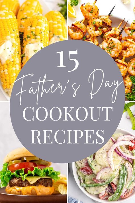 Fire up the grill for dad and have an epic bbq with these easy bbq Fathers Day recipes. Tasty and simple, dad will love it. Father’s Day Bbq Menu Ideas, Father’s Day Lunch Sides, Father’s Day Food Bbq, Father's Day Cookout Food, Father’s Day Appetizer Ideas, Father’s Day Dinner Bbq, Father’s Day Bbq Ideas, Family Bbq Ideas Food, Fathers Day Cookout