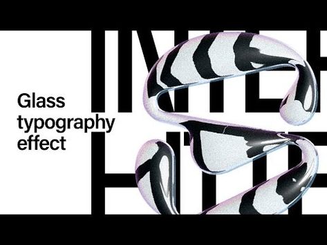 Creating glass typography in Photoshop and Illustrator in 3 minutes - YouTube Glass Typography, Glass Photoshop, Poster Tutorial, Photoshop Typography, Typography Tutorial, Illustrator Typography, Typography Design Tutorial, Typography Design Inspiration, Adobe Tutorials