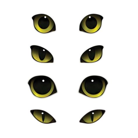 Cat Emotions, Cat Eyes Drawing, Cat Emotes, Feline Eyes, Cat Face Drawing, Stream Ideas, Eyes Vector, Eyes Realistic, Digital Art Software