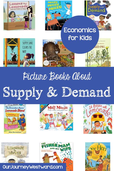 Books About Economics, Living Math Books, Economics For Kids, Engaged Pictures, Teaching Economics, Basic Economics, Supply And Demand, Economics Books, Trade Books