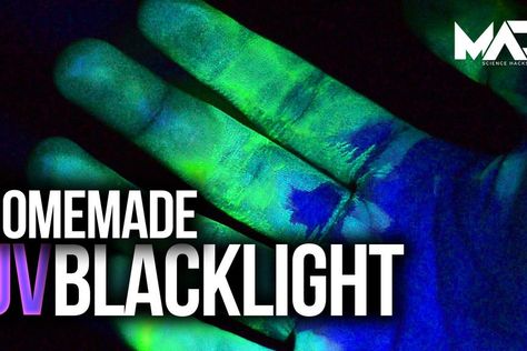 Picture of Make a UV Black Light at Home Black Lights Bedroom, Diy Black Light, Black Light Room, Glow Projects, Neon Crafts, Yellow Highlighter, Glow In Dark Party, Diy Glow, Blacklight Party