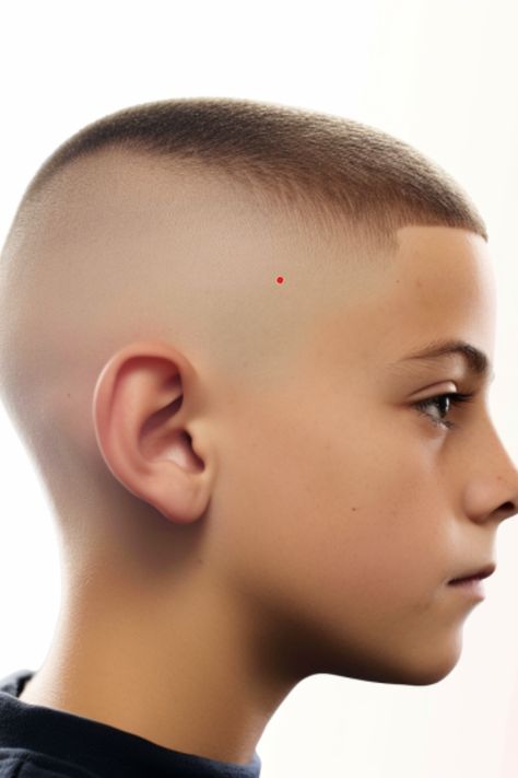 The buzz cut with fade is a minimalist yet stylish haircut option for boys. This style features a transition from skin fade into the buzzed top part of the hair. Click here to check out more trendiest boys haircuts for school. Boys Buzzed Haircuts Kids, Boys Buzzed Haircut, Buzz Cut With Fade, Tapered Fade Haircut, Tapered Fade, Haircuts For School, Trendy Boys Haircuts, Buzz Haircut, Kids Haircut