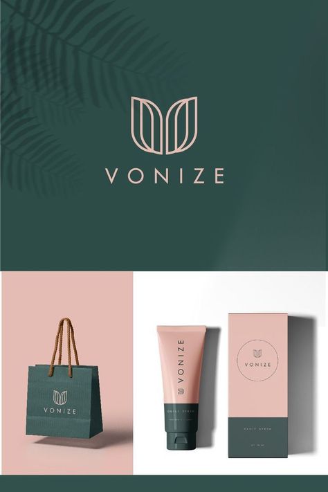 Premium Packaging Design, Premium Branding, Welcome Logo, Alphabet Logo, Minimalist Skincare, Skincare Logo, Spa Logo, Logo Presentation, Design Desk