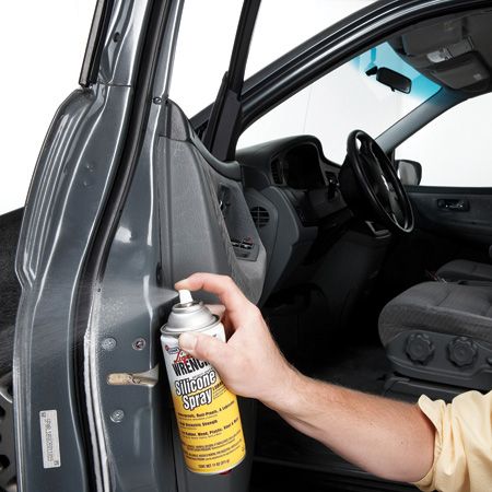 5 simple lubrication steps will prevent many cold-weather auto problems. Lube window tracks, weather stripping, the hood latch, locks and door hinges. Car Cleaning Tips, Cleaning Painted Walls, Clean Car, Car Tips, Deep Cleaning Tips, Car Cleaning Hacks, Cleaning Tricks, Cleaning Organization, Cleaning And Organizing